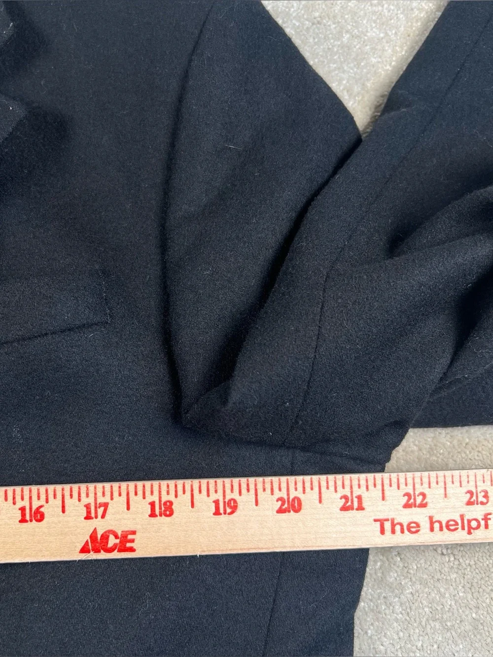 Oscar de la Renta Cashmere Wool Blend Blazer Suit Jacket Black 3 Button Mens 38R